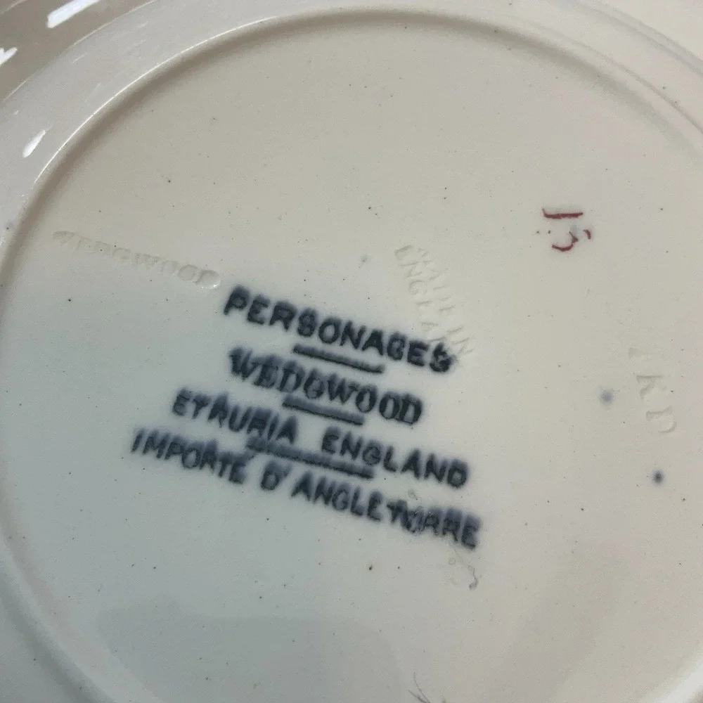 Vintage Wedgwood Bone China England‎ Soup Plates Set Of 2 Etruria